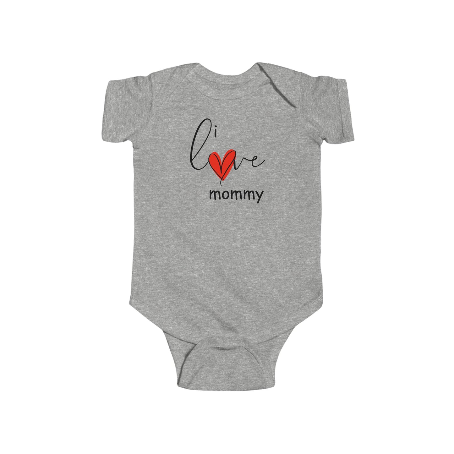 ❤️👶 I Love Mommy Baby Onesie – Sweetheart Print Outfit for Babies 🌸💝