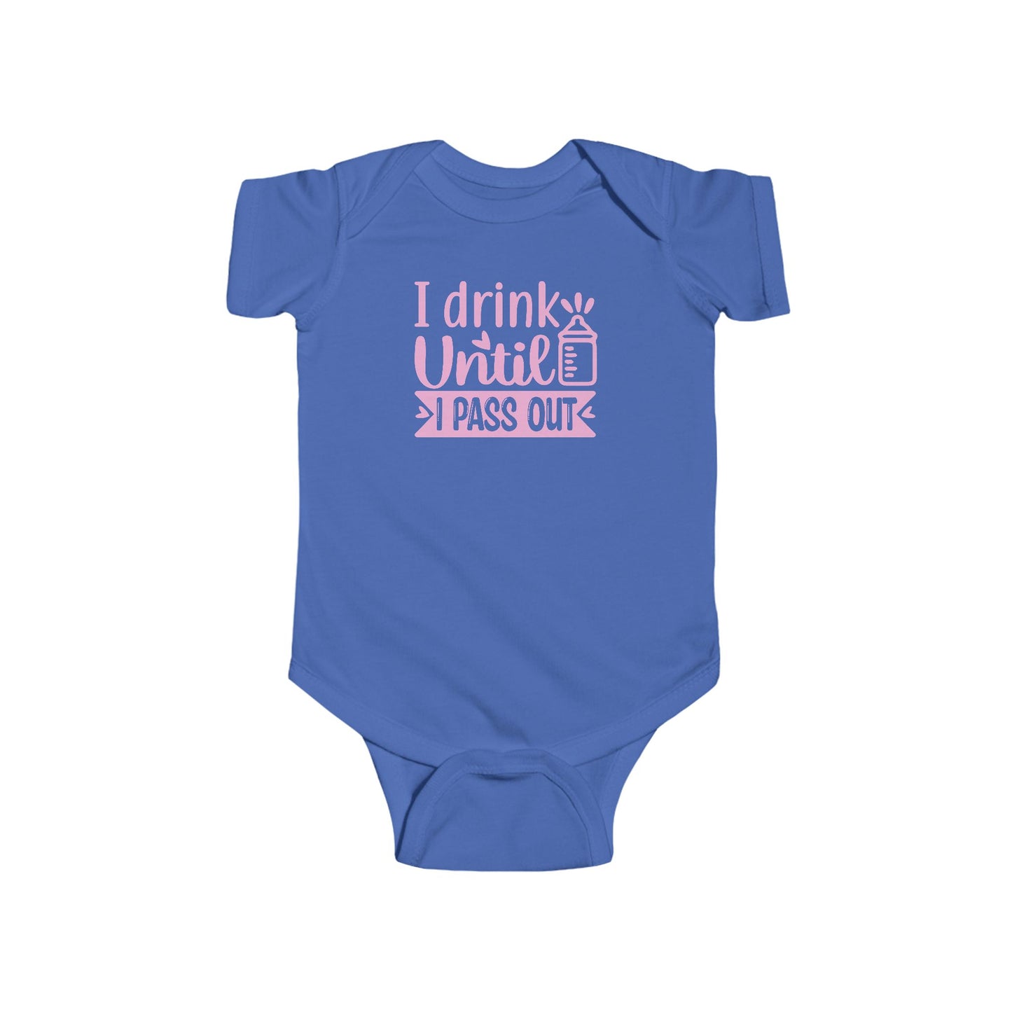 🍼 I Drink Until I Pass Out Baby Onesie – Funny & Playful Statement Outfit 👶✨