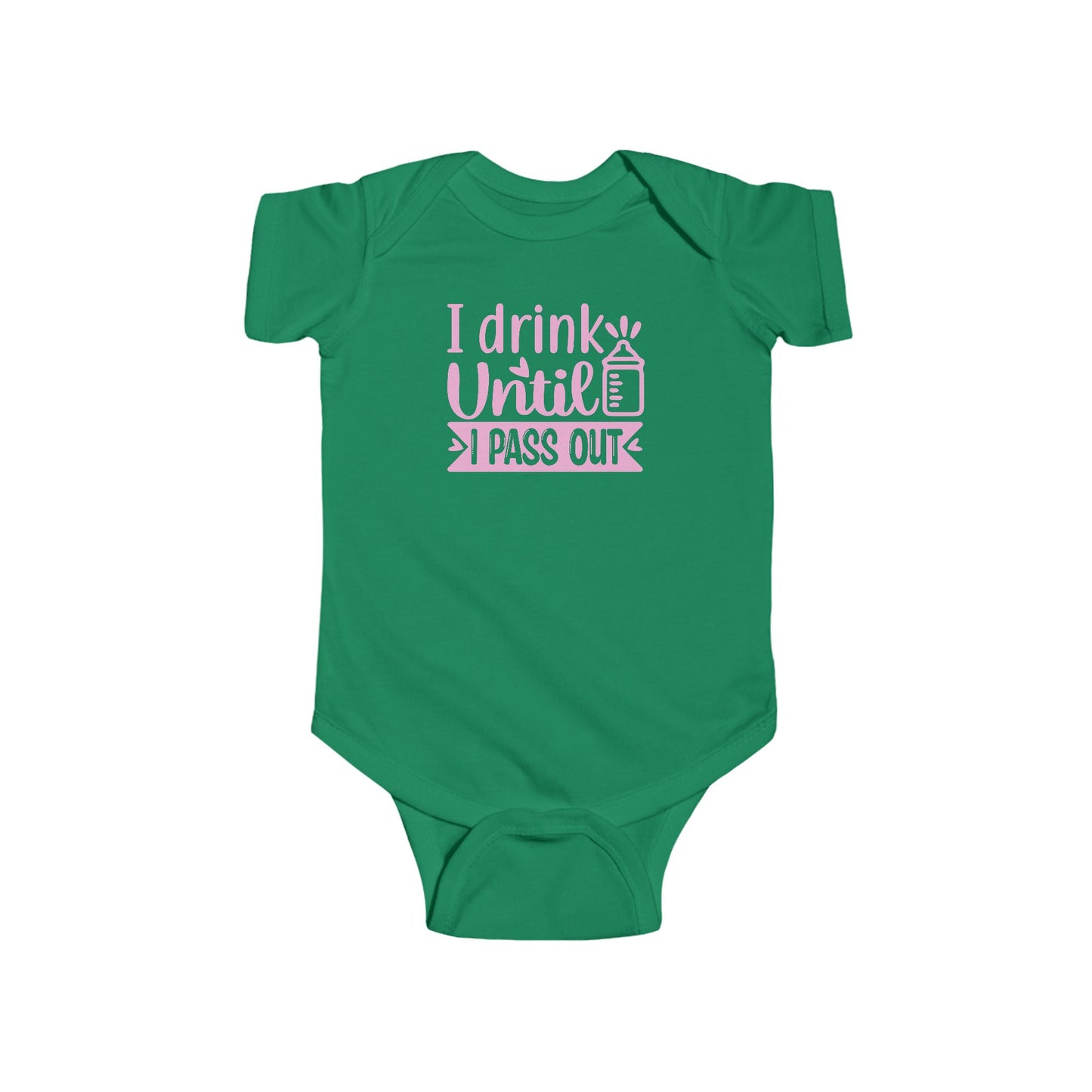 🍼 I Drink Until I Pass Out Baby Onesie – Funny & Playful Statement Outfit 👶✨