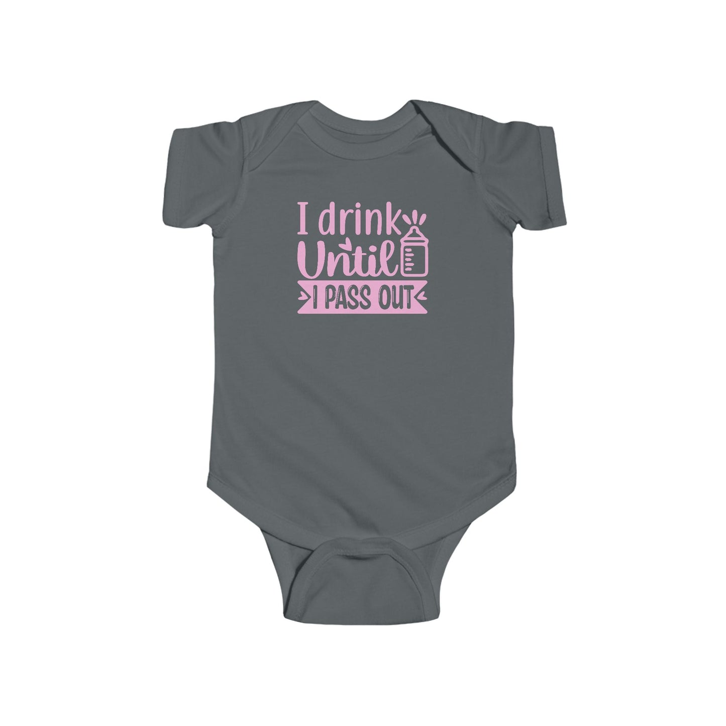🍼 I Drink Until I Pass Out Baby Onesie – Funny & Playful Statement Outfit 👶✨