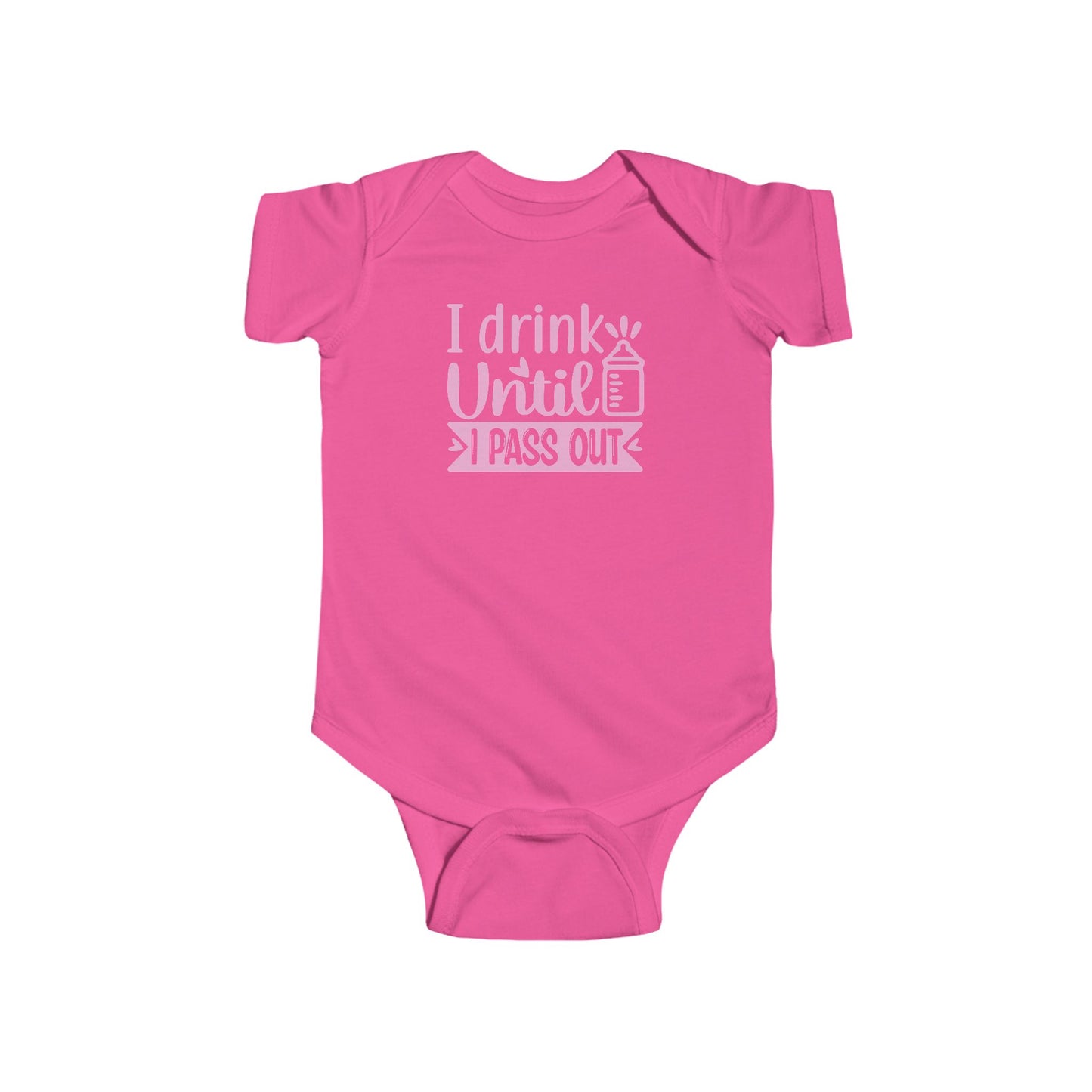 🍼 I Drink Until I Pass Out Baby Onesie – Funny & Playful Statement Outfit 👶✨