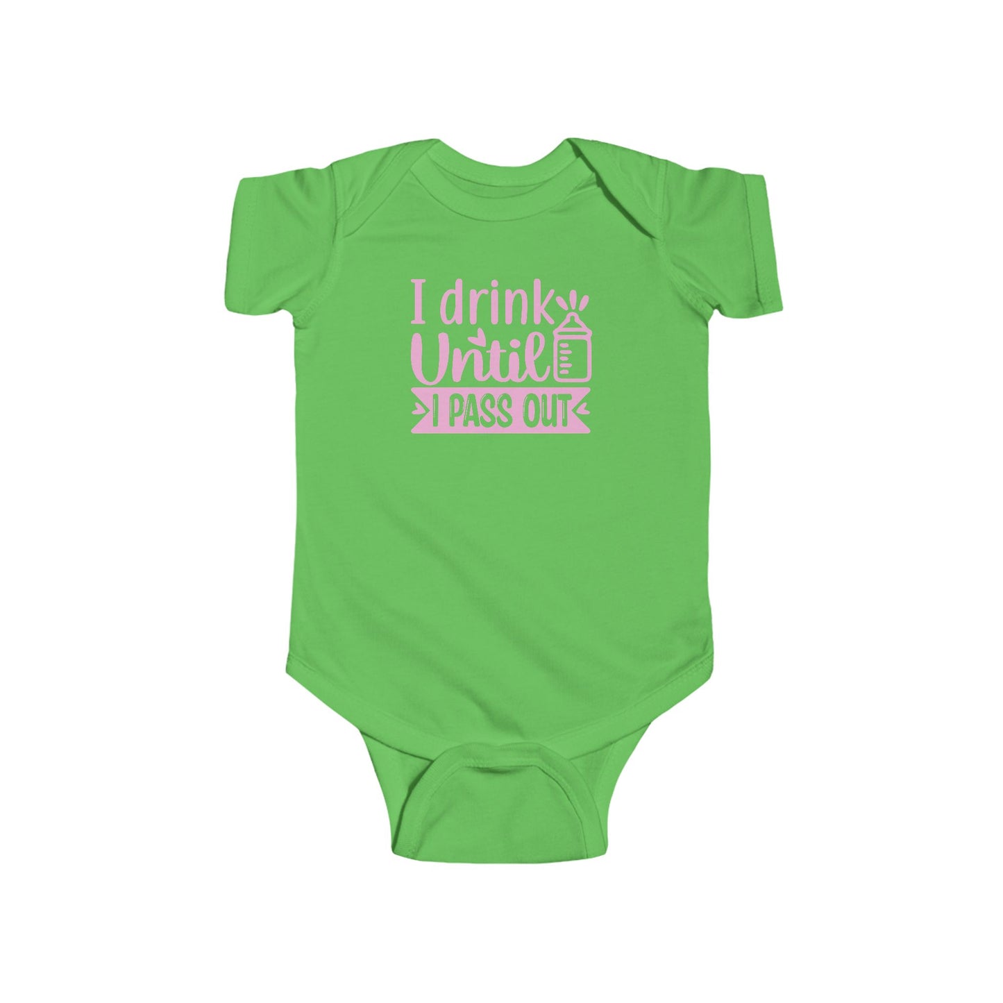 🍼 I Drink Until I Pass Out Baby Onesie – Funny & Playful Statement Outfit 👶✨