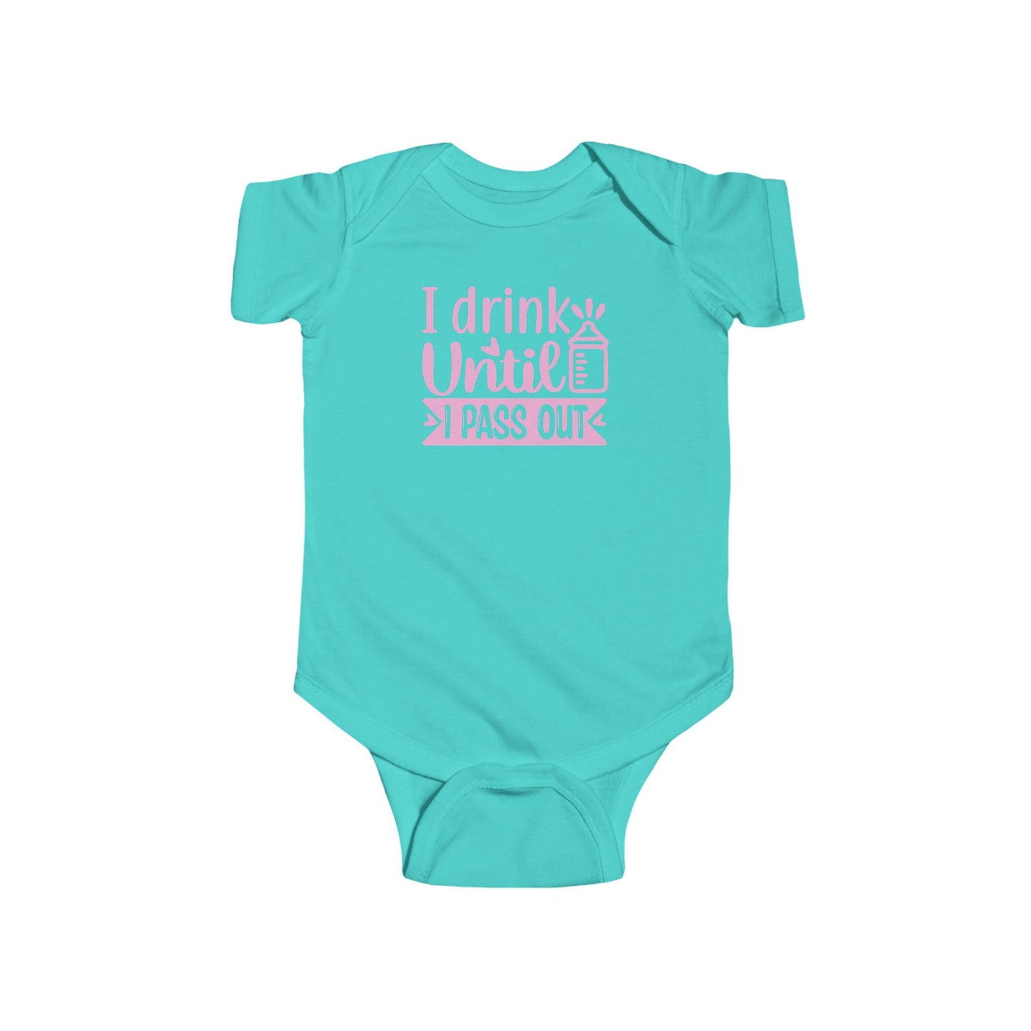 🍼 I Drink Until I Pass Out Baby Onesie – Funny & Playful Statement Outfit 👶✨