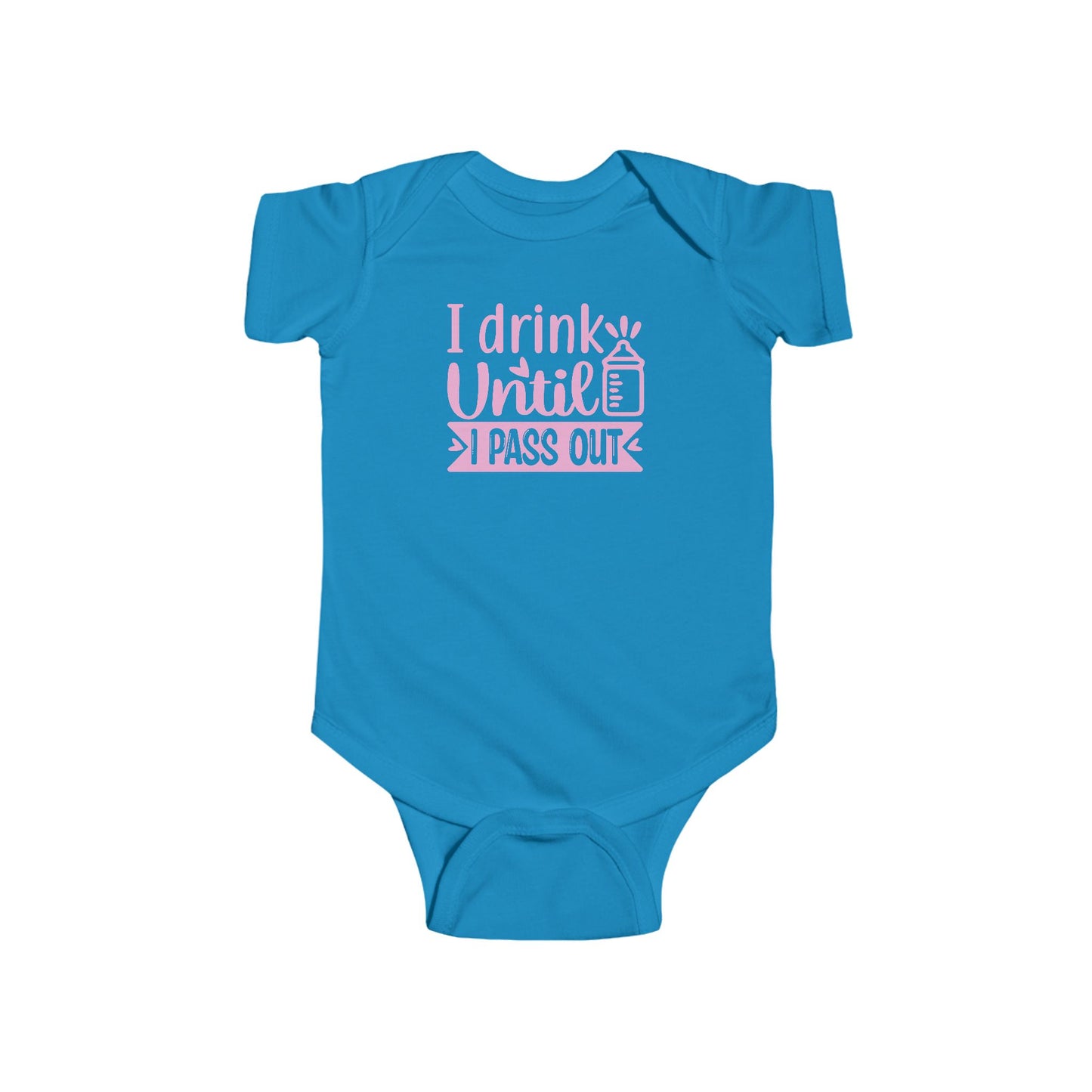 🍼 I Drink Until I Pass Out Baby Onesie – Funny & Playful Statement Outfit 👶✨