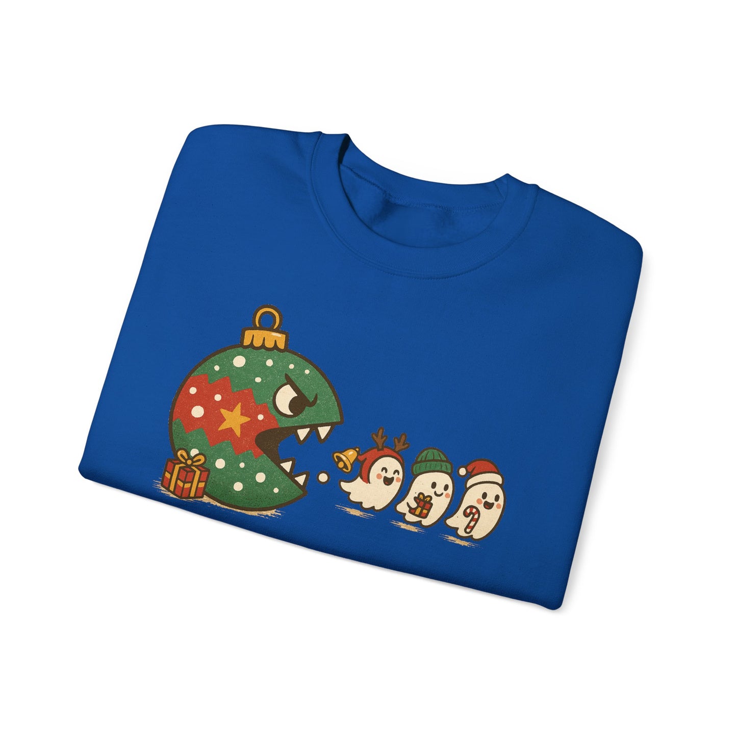 👻🎄 Chompmas Ghost Sweatshirt – Festive, Funny & Cozy 🎁✨