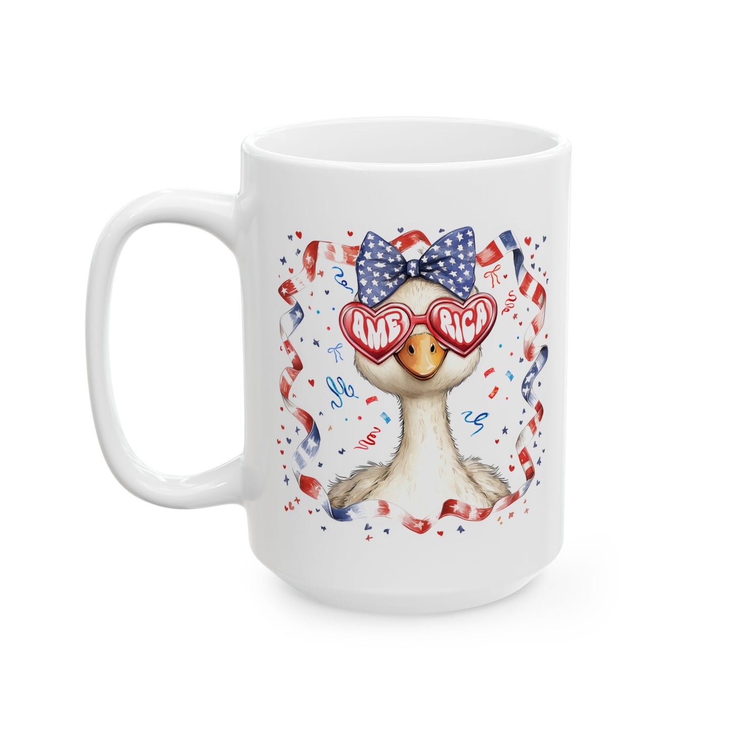 🦢 America Goose Mug – Celebrate the 4th of July with Patriotic Fun! USA