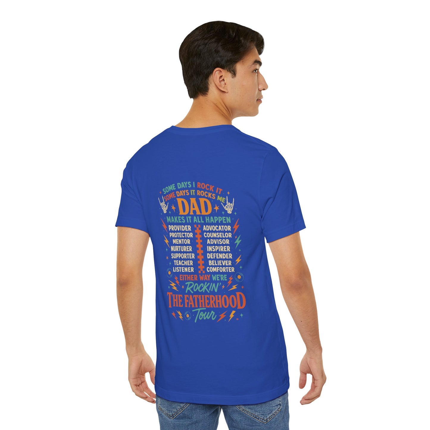 🎤 DAD TOUR – Camiseta divertida para papá inspirada en un concierto