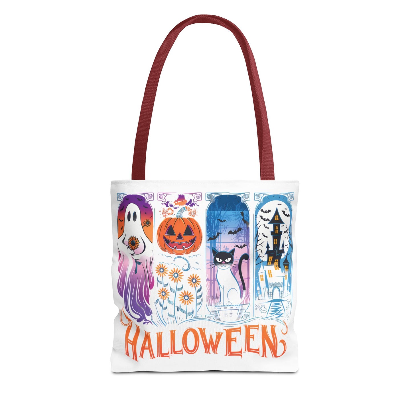 🎃 Haunted Halloween Tote Bag – Spooky Style with Autumn Vibes 👻
