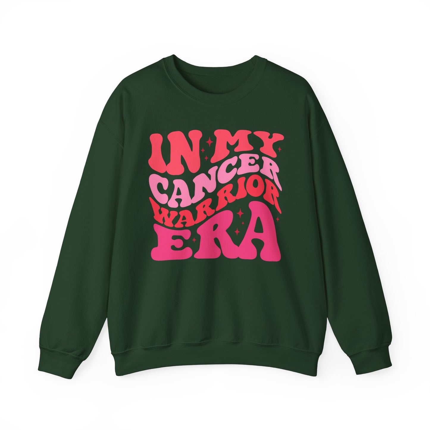 🌟🎀 In My Cancer Warrior Era Sweatshirt – Retro Breast Cancer Awareness Crewneck