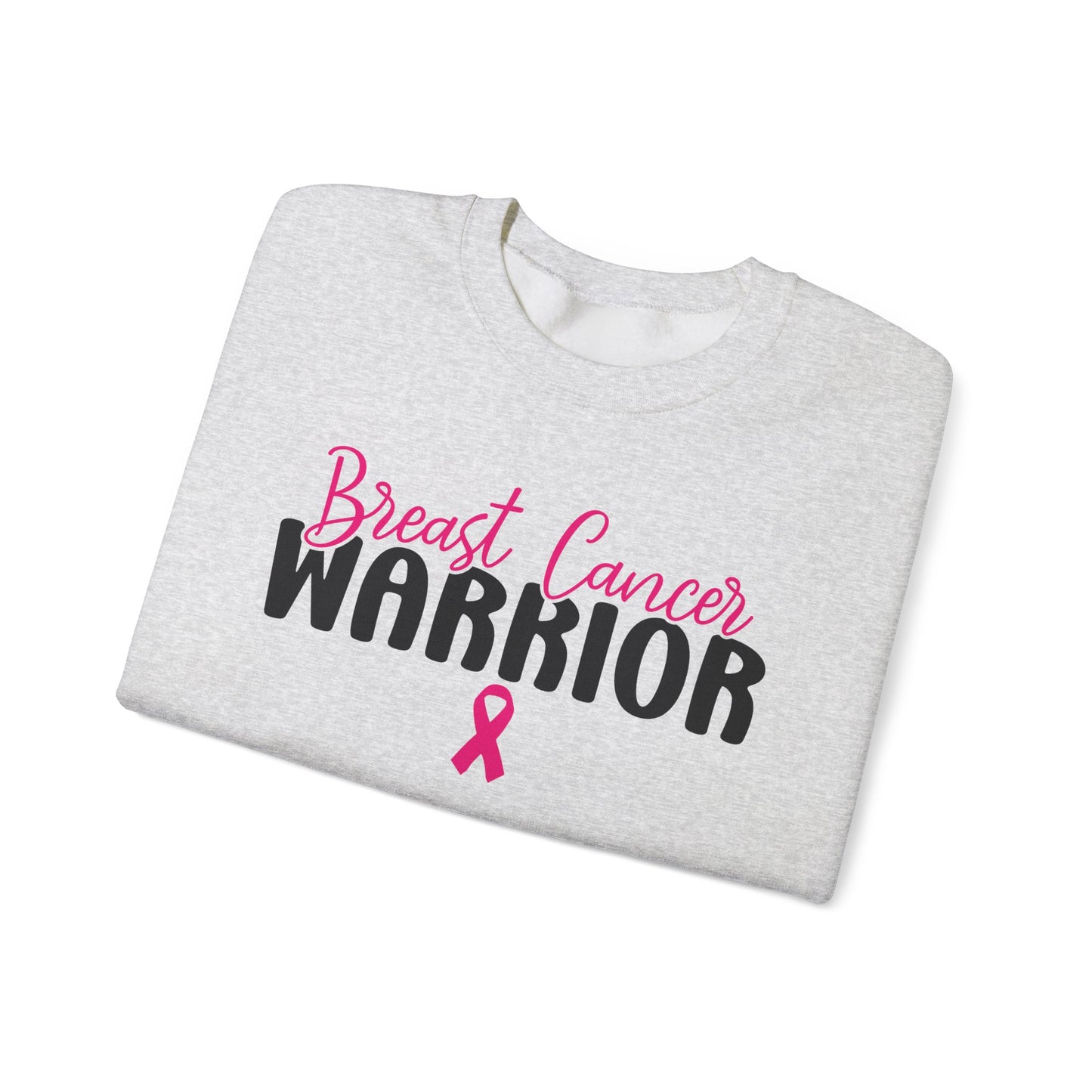 🎀💪 Breast Cancer Warrior Sweatshirt – Survivor Strength & Awareness Crewneck
