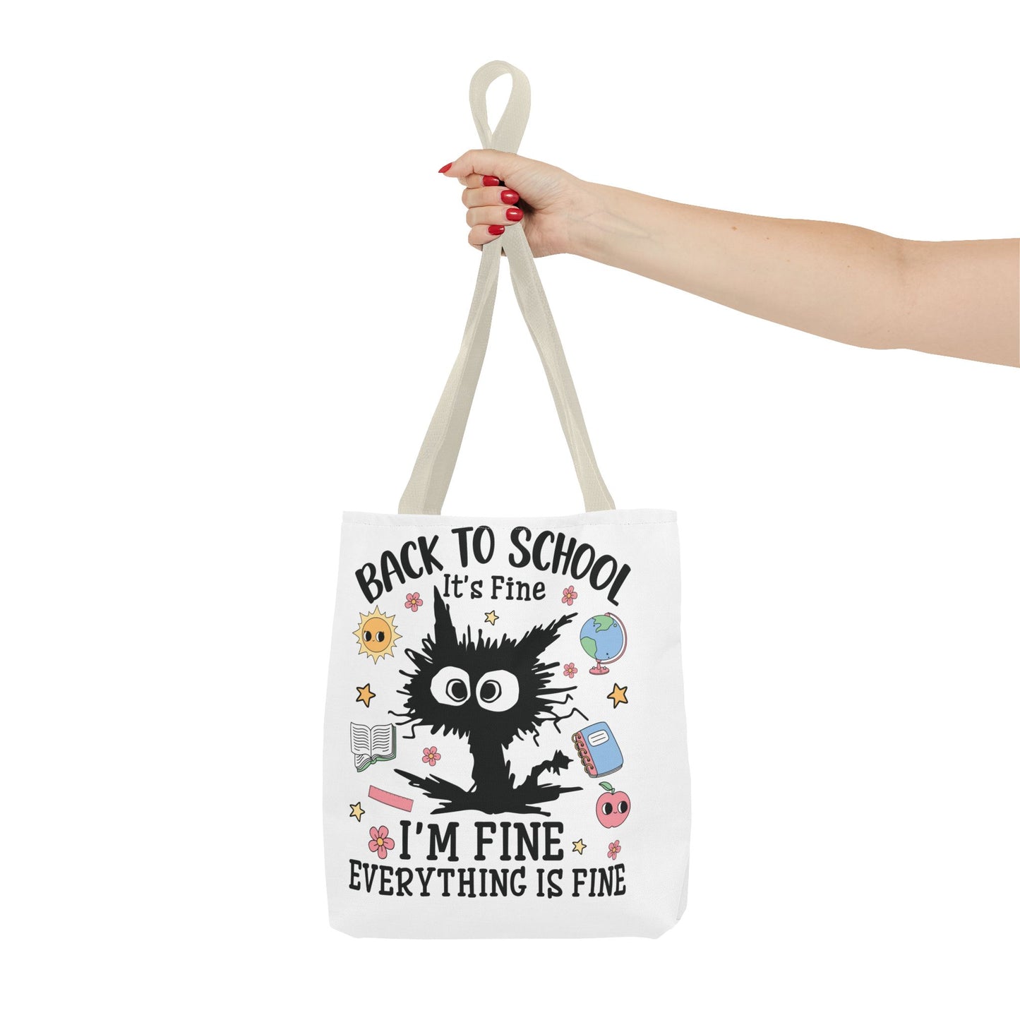 👀 I See Smart People Tote – Kawaii School Vibes with a Clever Twist 🍎