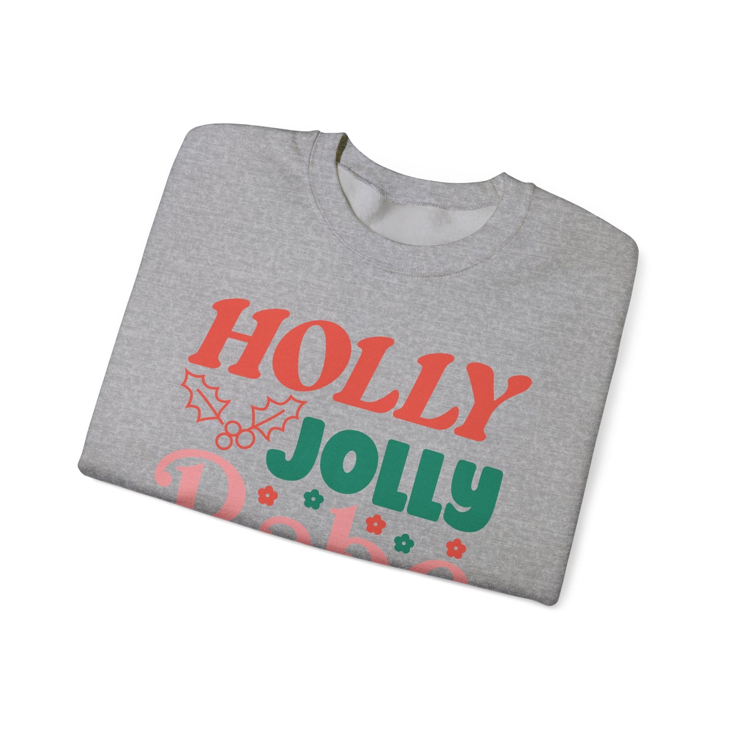 🎀✨ Holly Jolly Babe Retro Crewneck – Cute, Cozy & Festive