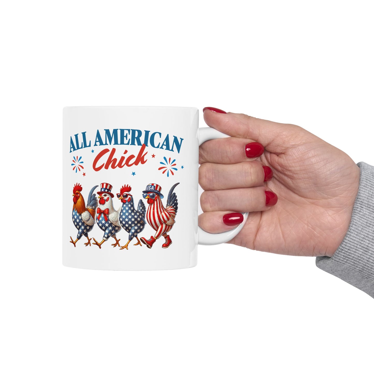 USA All American Chick – 4th of July Mug