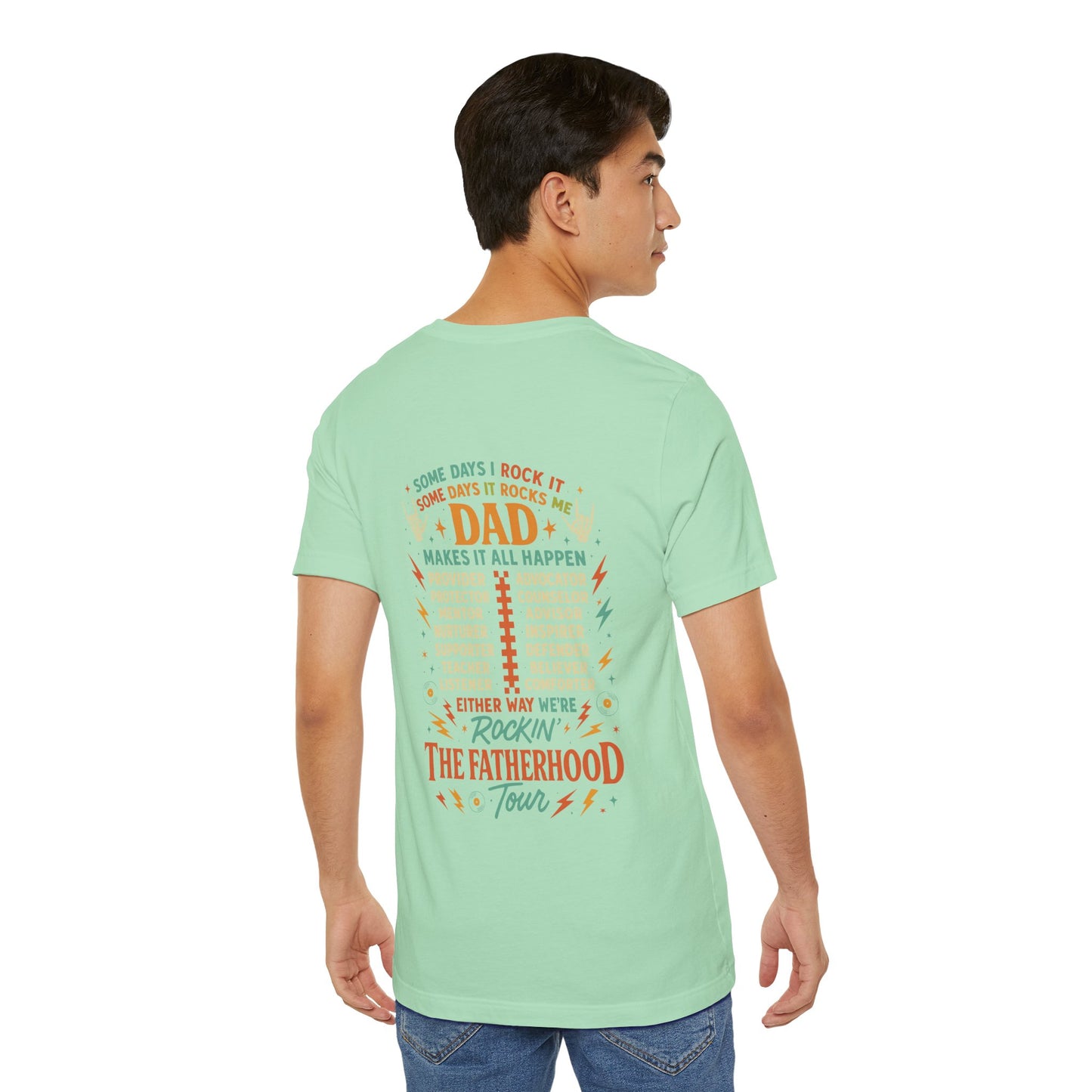 🎤 DAD TOUR – Camiseta divertida para papá inspirada en un concierto