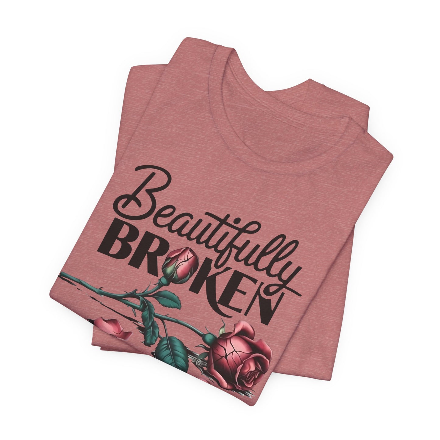 Camiseta Rosa “Beautifully Broken”: una camiseta empoderante con una elegancia suave