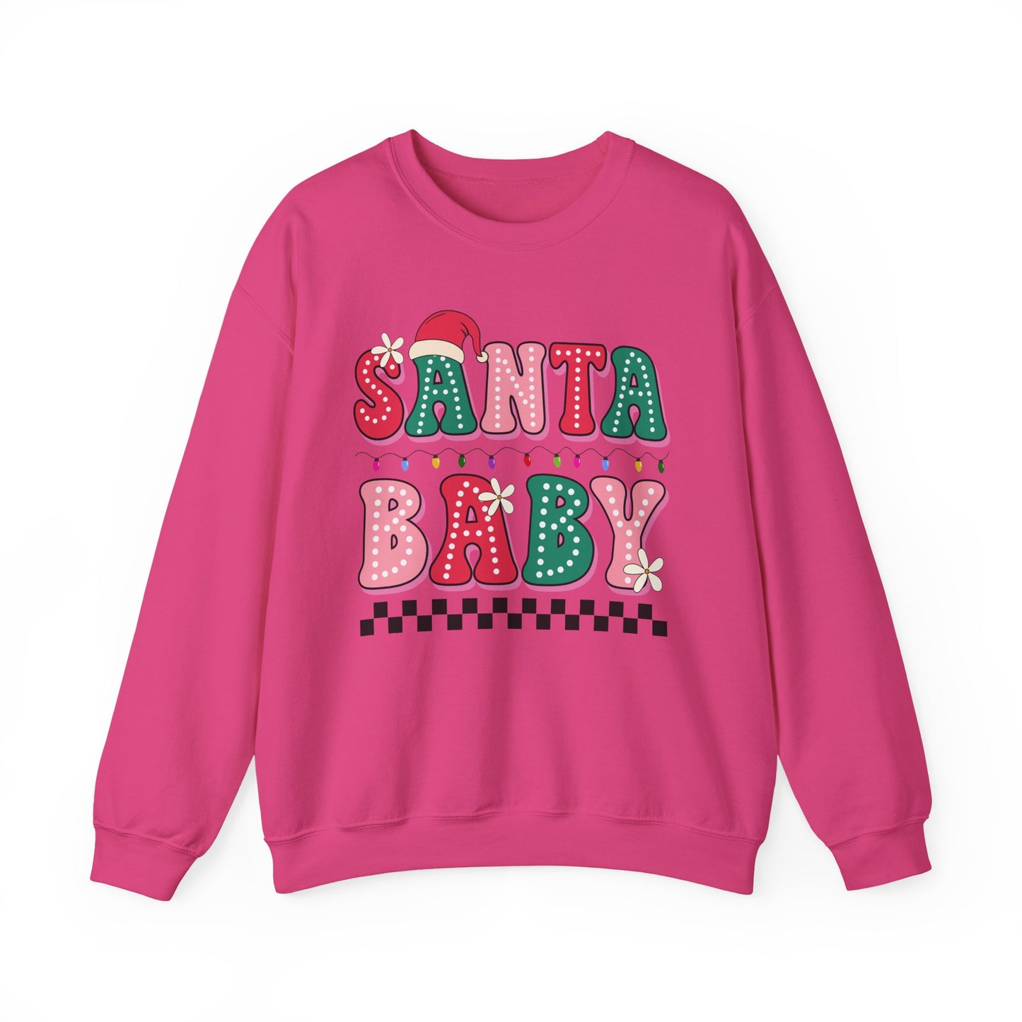 🎅✨ Santa Baby Retro Sweatshirt – Cute & Festive Holiday Style