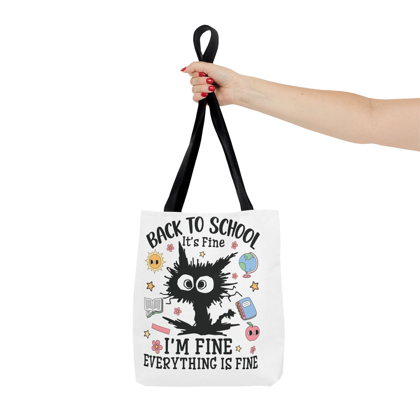 👀 I See Smart People Tote – Kawaii School Vibes with a Clever Twist 🍎