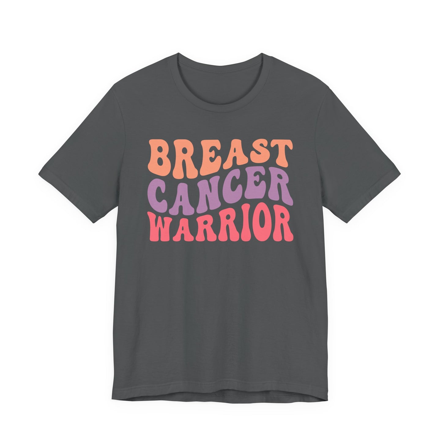 🎗️💪 Breast Cancer Warrior T-Shirt – Bold Retro Awareness Tee for Strength & Support 🌸