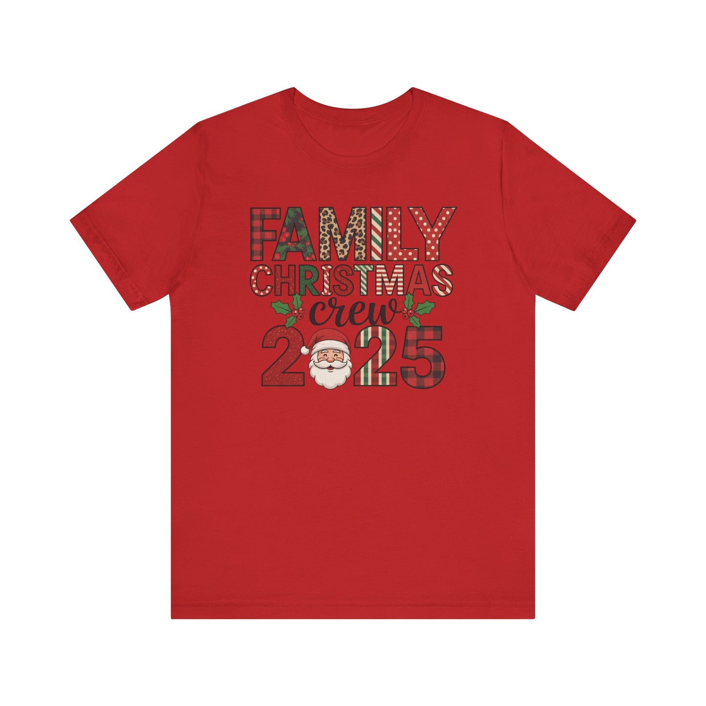 🎅 Family Christmas Crew 2025 T-Shirt – Matching Holiday Santa Tee 🌲✨