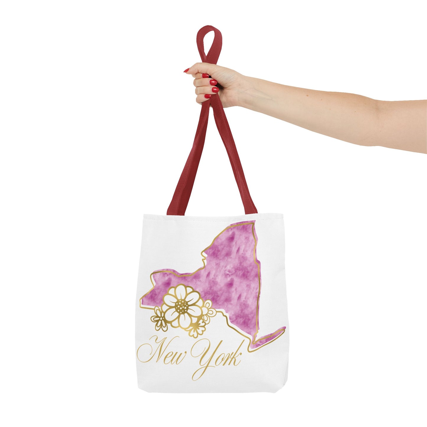 🗽 New York State Floral Tote Bag – Chic, Practical & City Charm 🌸