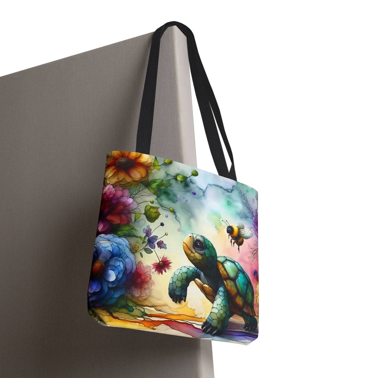 Bolsa de mano - Diseño de tortugas coloridas
