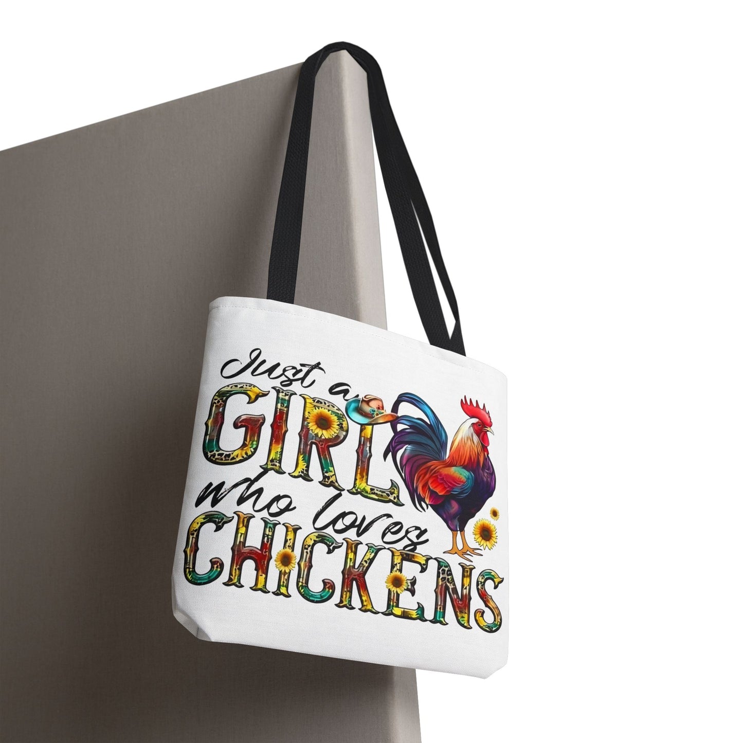 🐔 Solo una chica que ama las gallinas: Bolsa de tela estilo granja para amantes de las gallinas