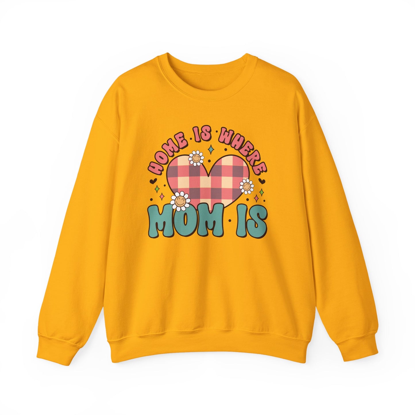 💖🏡 Home Is Where Mom Is Sweatshirt – Cozy Gift for Mothers