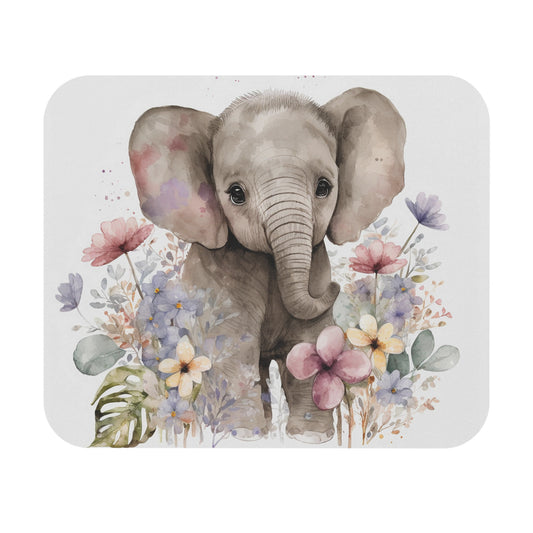 Alfombrilla de ratón con diseño de elefante majestuoso: accesorio de escritorio duradero y elegante