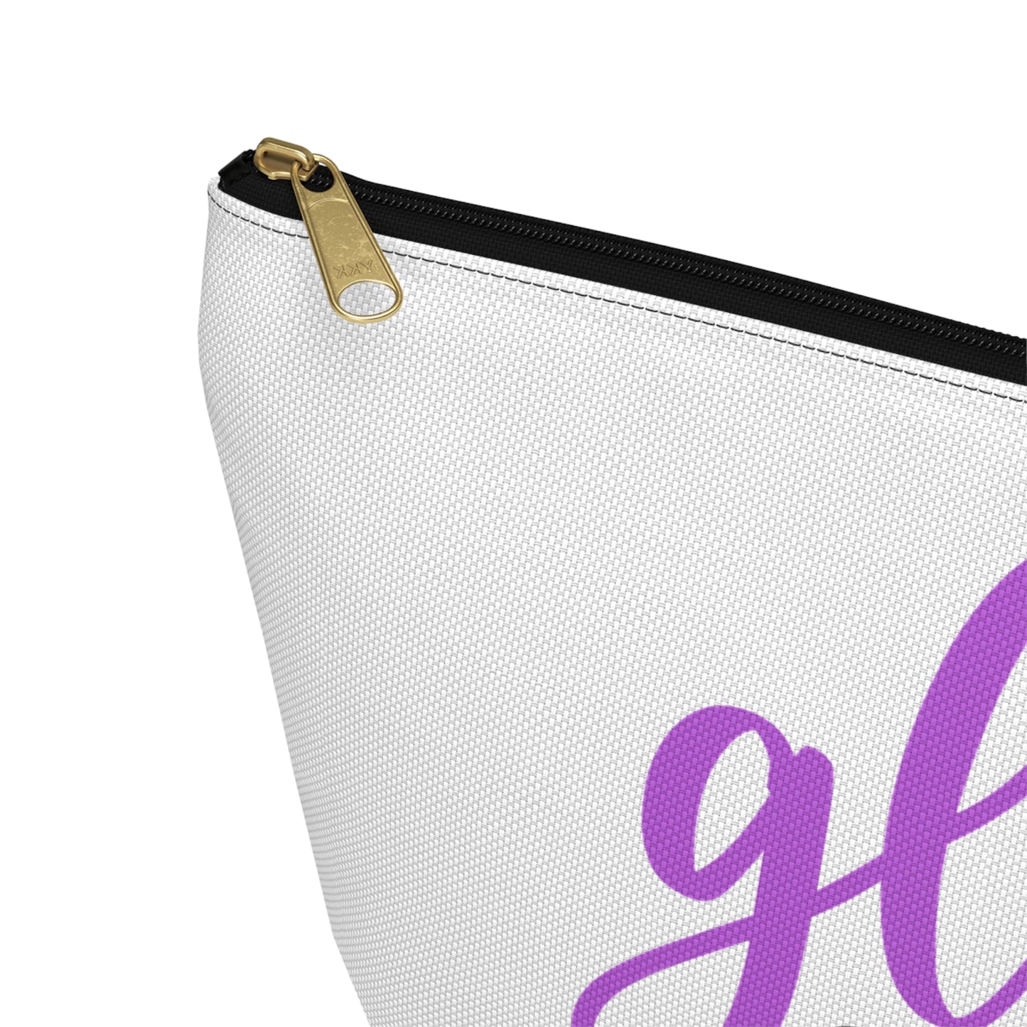 Accessory Pouch – "Gloss Boss" Purple Makeup Bag