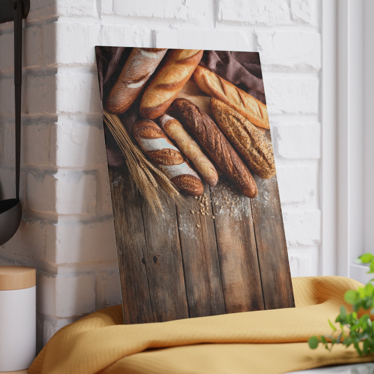 🥖✨ Rustic Baguette Bread Cutting Board – Artisan Charm for Your Kitchen 🍞