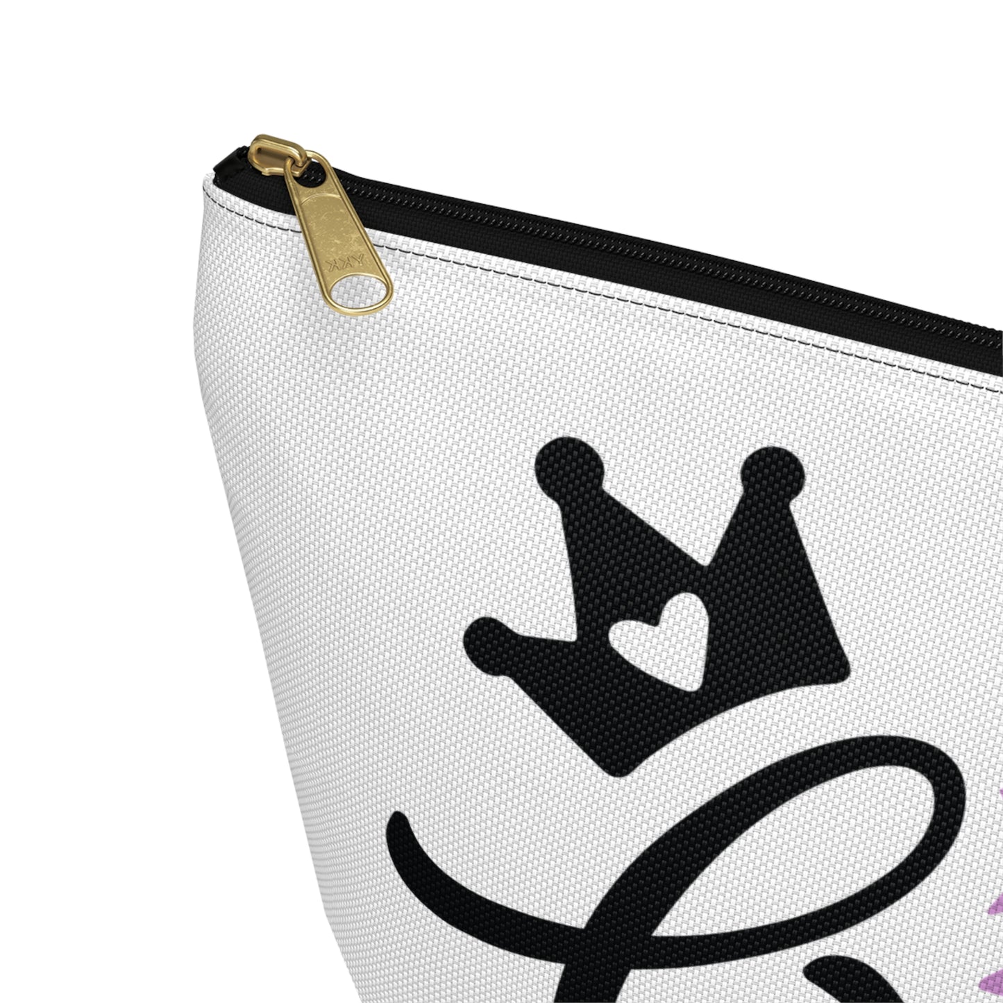 Accessory Pouch – "Makeup Queen" Purple Makeup Bag