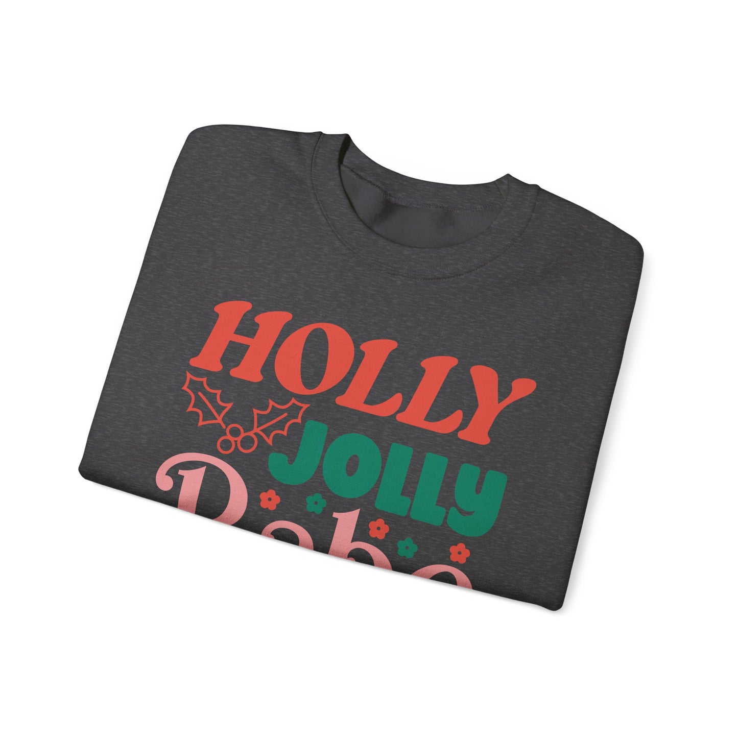 🎀✨ Holly Jolly Babe Retro Crewneck – Cute, Cozy & Festive