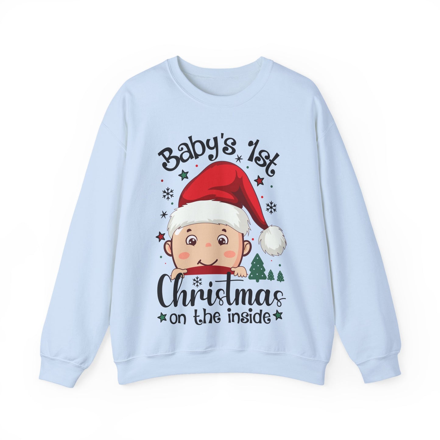 🎅🌲 Santa Baby Christmas Sweatshirt – Adorable Holiday Crewneck