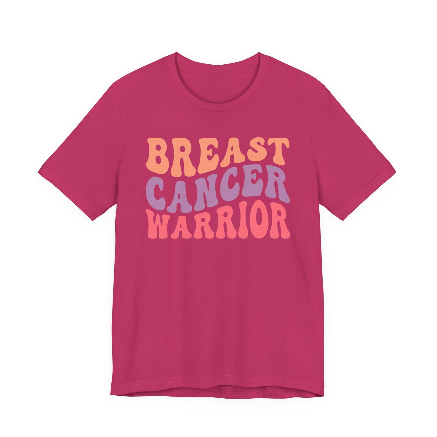 🎗️💪 Breast Cancer Warrior T-Shirt – Bold Retro Awareness Tee for Strength & Support 🌸