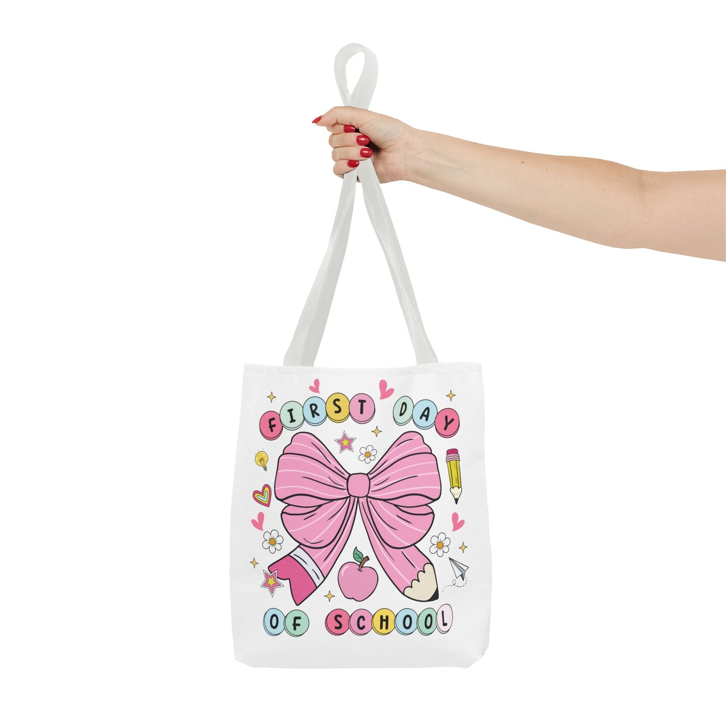 🎀 Coquette First Day of School Tote – Sweet Style for a Smart Start 📚