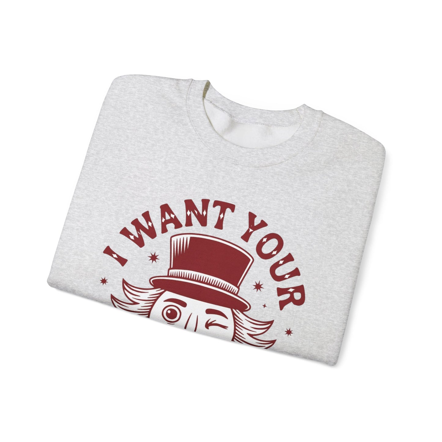 🎄😂 I Want Your Nuts Sweatshirt – Funny Nutcracker Christmas Pullover for Women