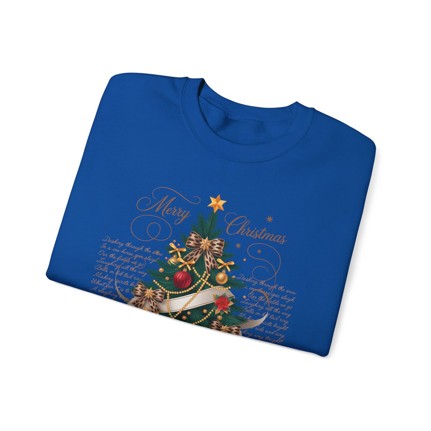 🎄✨ Merry Christmas Tree Sweatshirt – Classic Festive Elegance for 2025 ✨🎅
