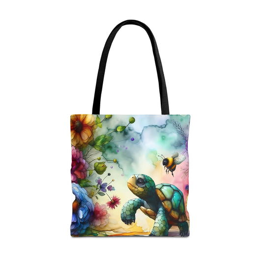 Bolsa de mano - Diseño de tortugas coloridas