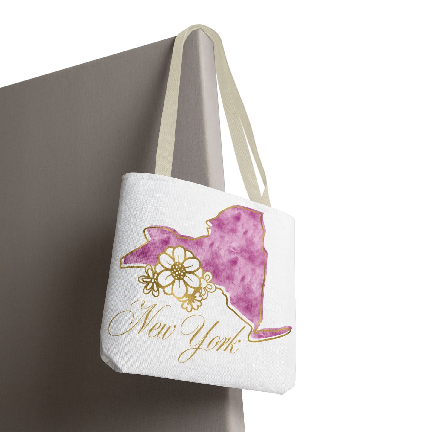 🗽 New York State Floral Tote Bag – Chic, Practical & City Charm 🌸