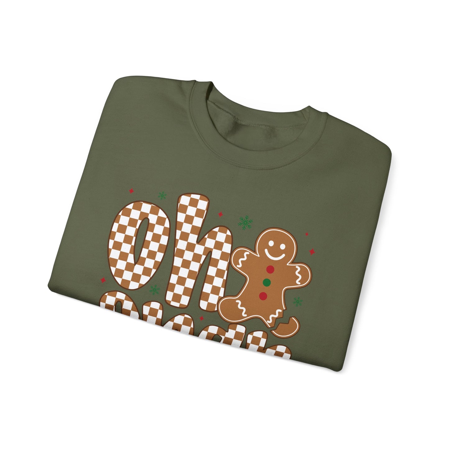 🍪✨ Oh Snap Gingerbread Crewneck – Cozy Pun for Cookie Lovers 🎄😄