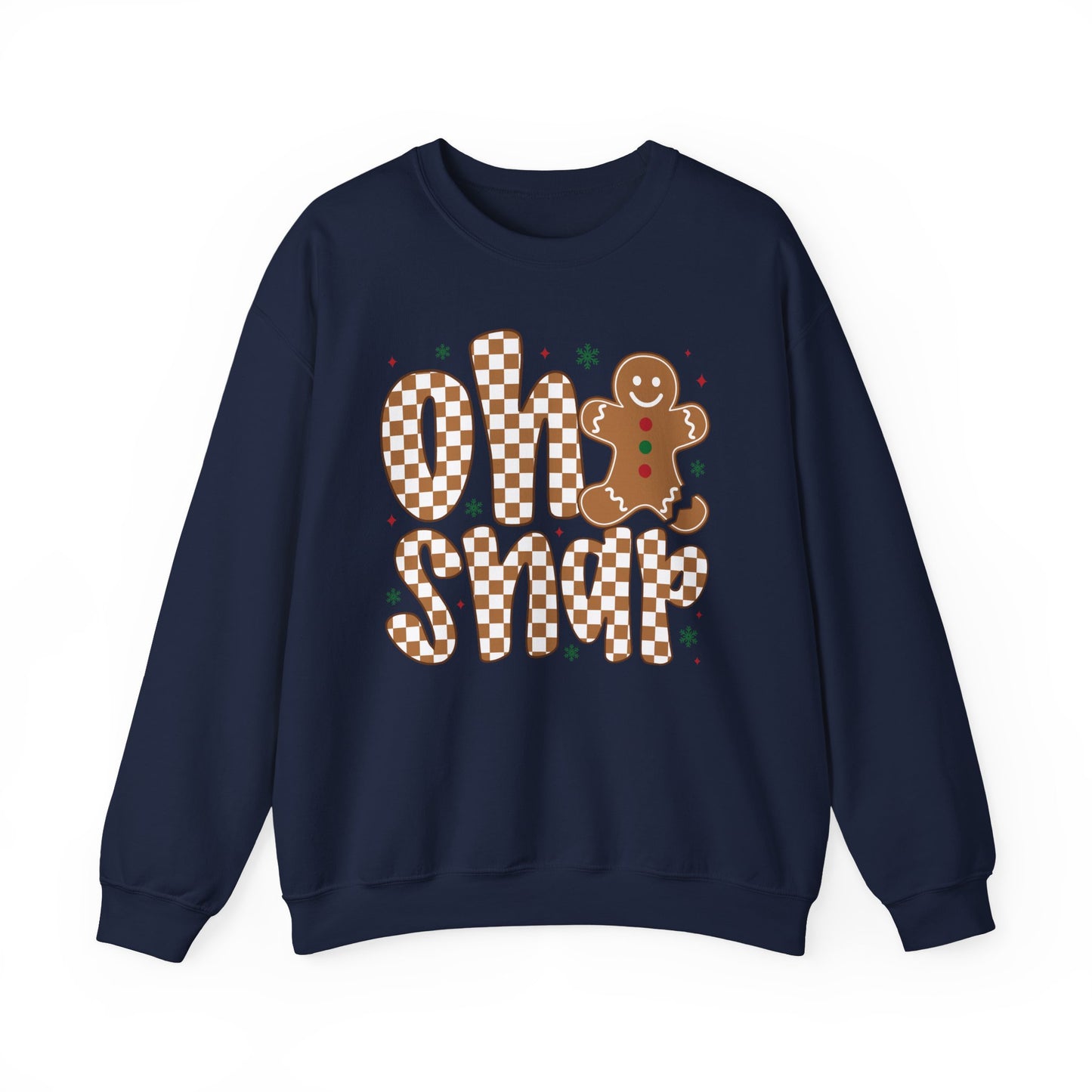 🍪✨ Oh Snap Gingerbread Crewneck – Cozy Pun for Cookie Lovers 🎄😄