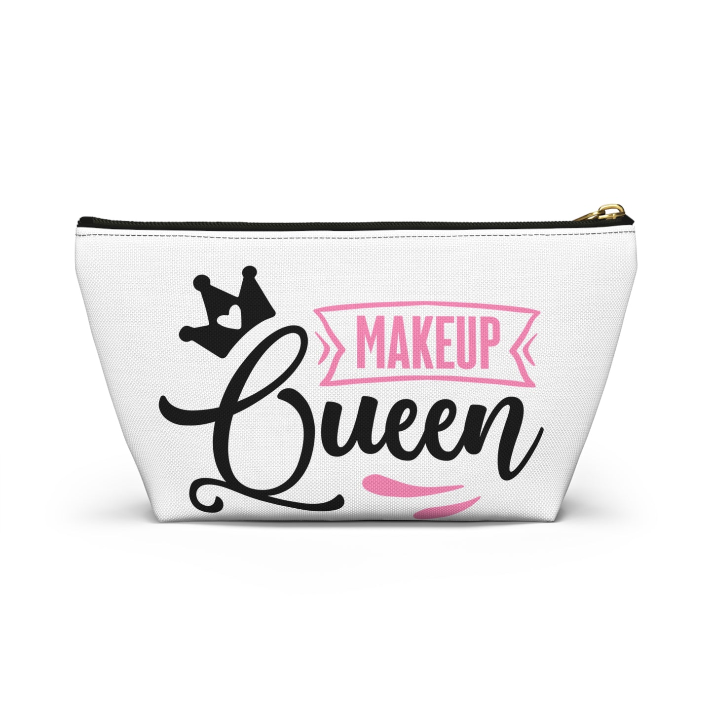 Accessory Pouch – "Makeup Queen" Pink Makeup Bag