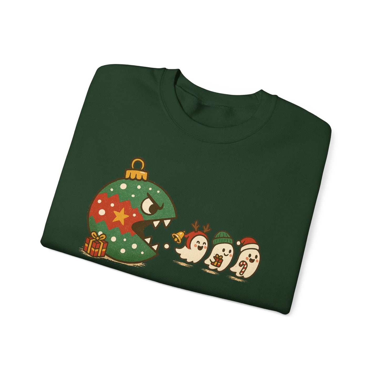 👻🎄 Chompmas Ghost Sweatshirt – Festive, Funny & Cozy 🎁✨