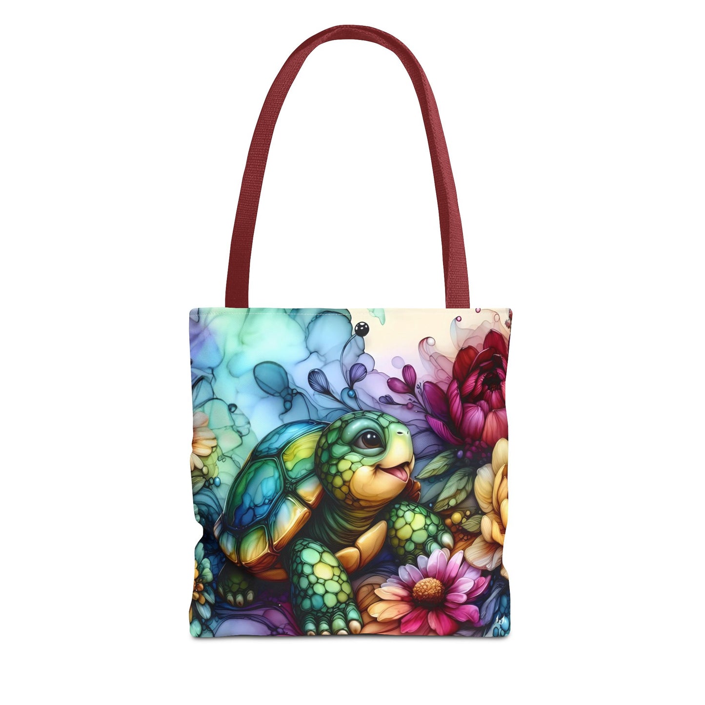 Bolsa de mano - Diseño de tortugas coloridas