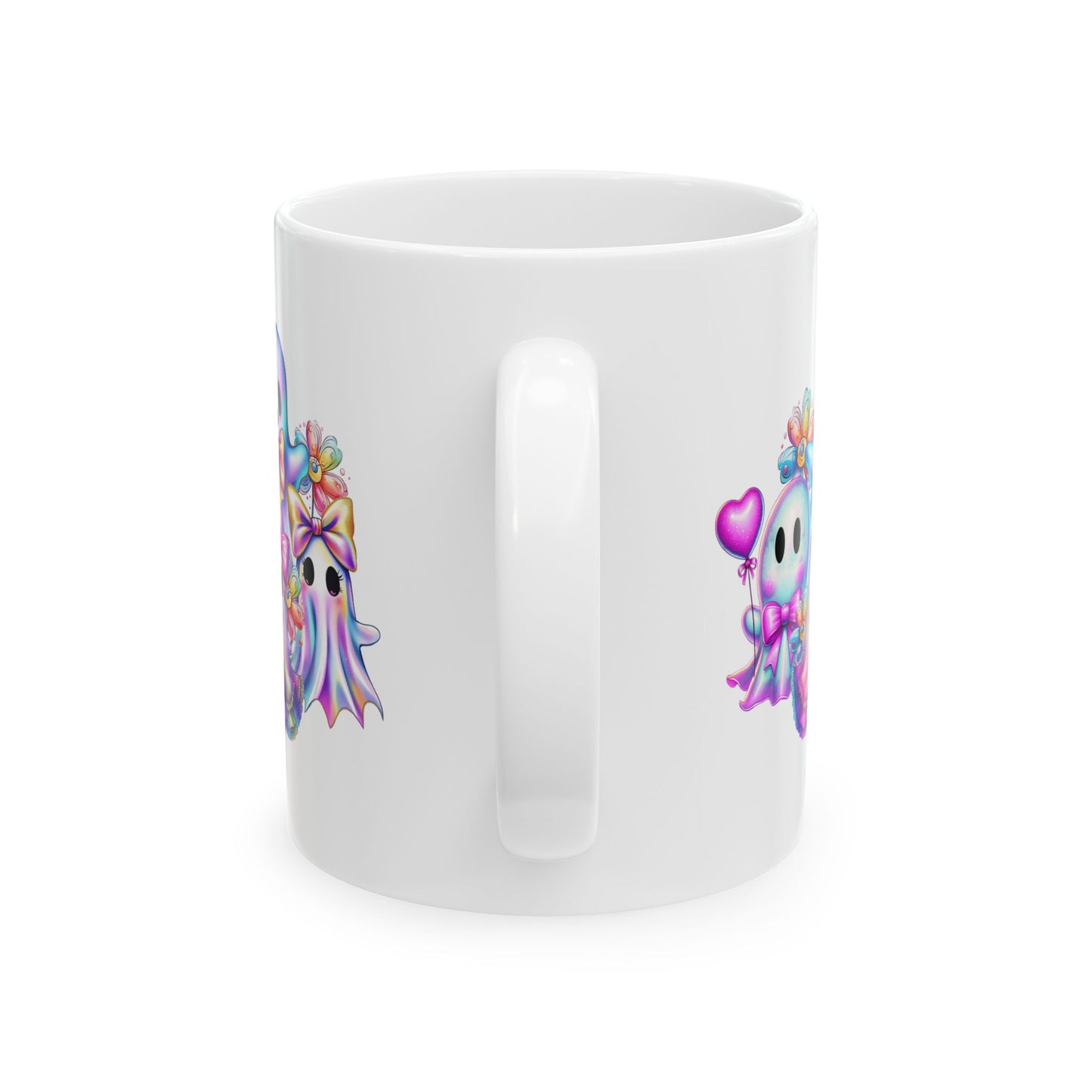 🎀👻 Kawaii Ghost Squad Mug – Spooky-Cute Sips for Every Season 💖