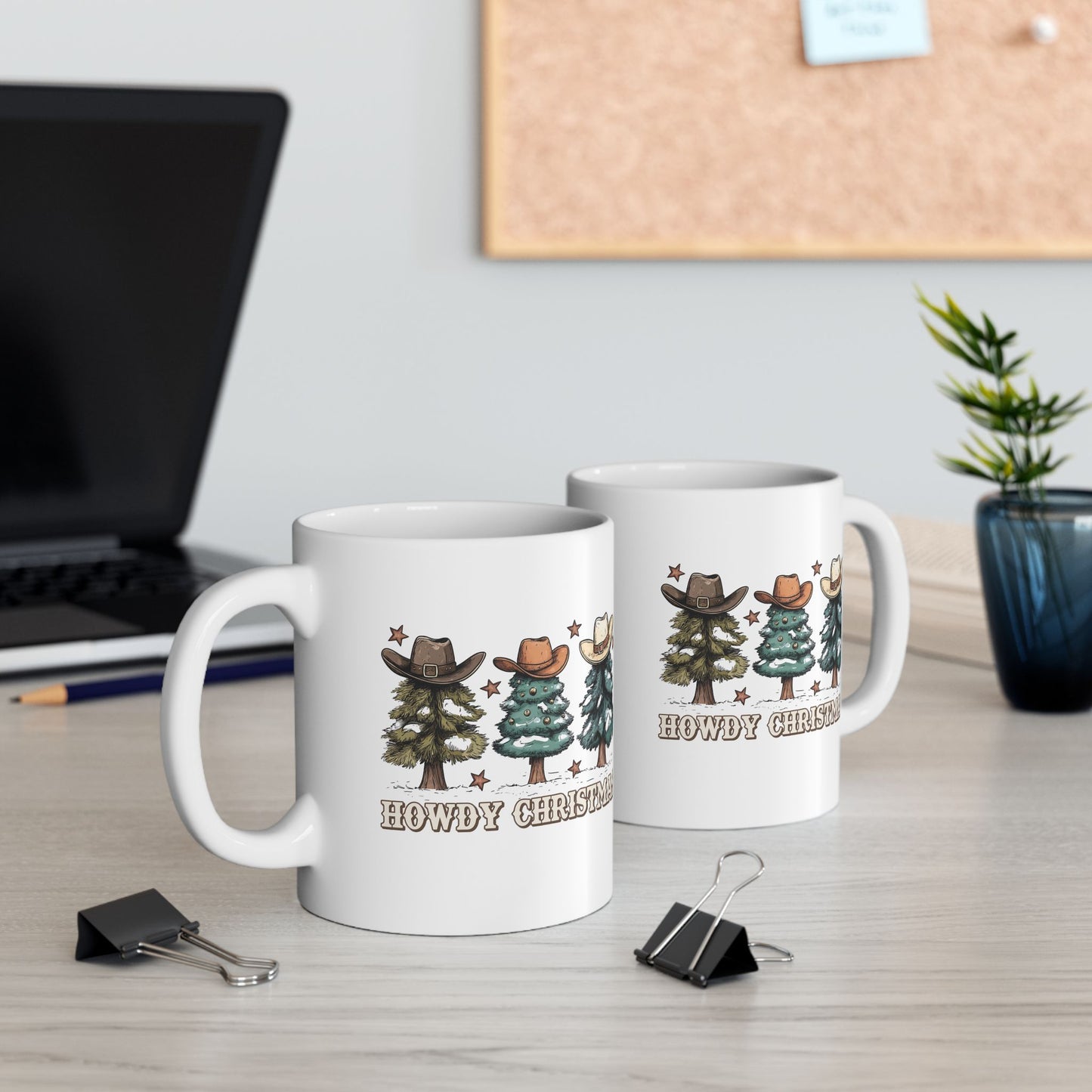 🎄🤠 Howdy Christmas Cowboy Mug – Western Holiday Cheer in Every Sip! ☕⭐