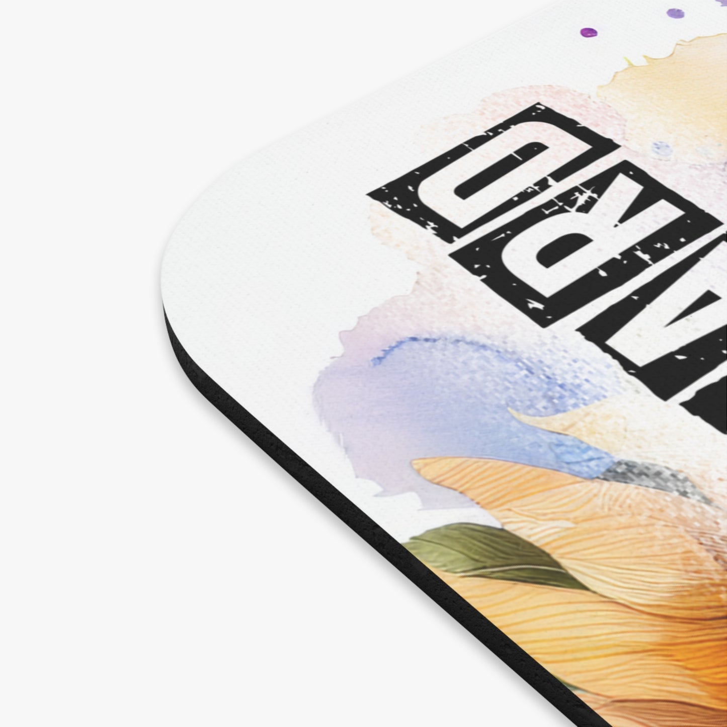 🖱️🐾🌻 Saint Bernard Mouse Pad – Gentle Giant with Sunflowers & Florals