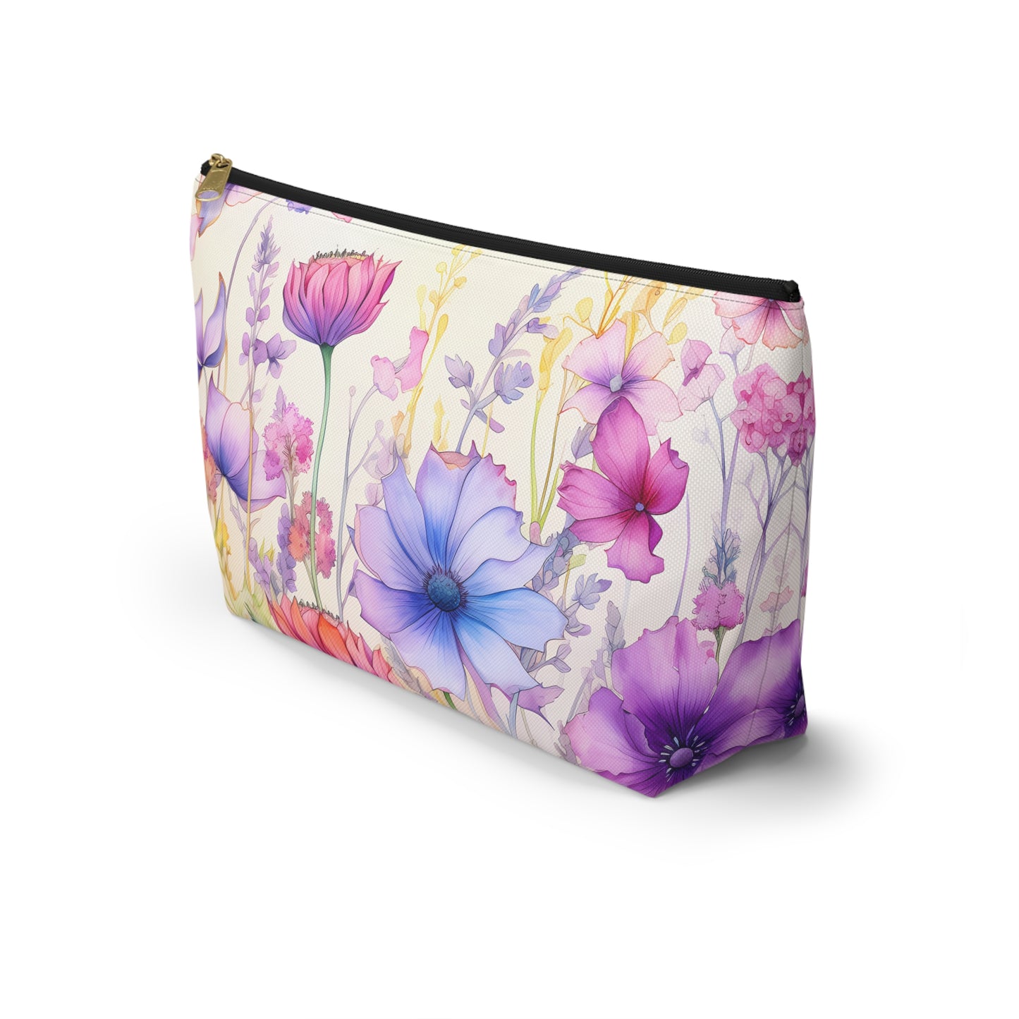 Accessory Pouch – Floral Garden Makeup Bag