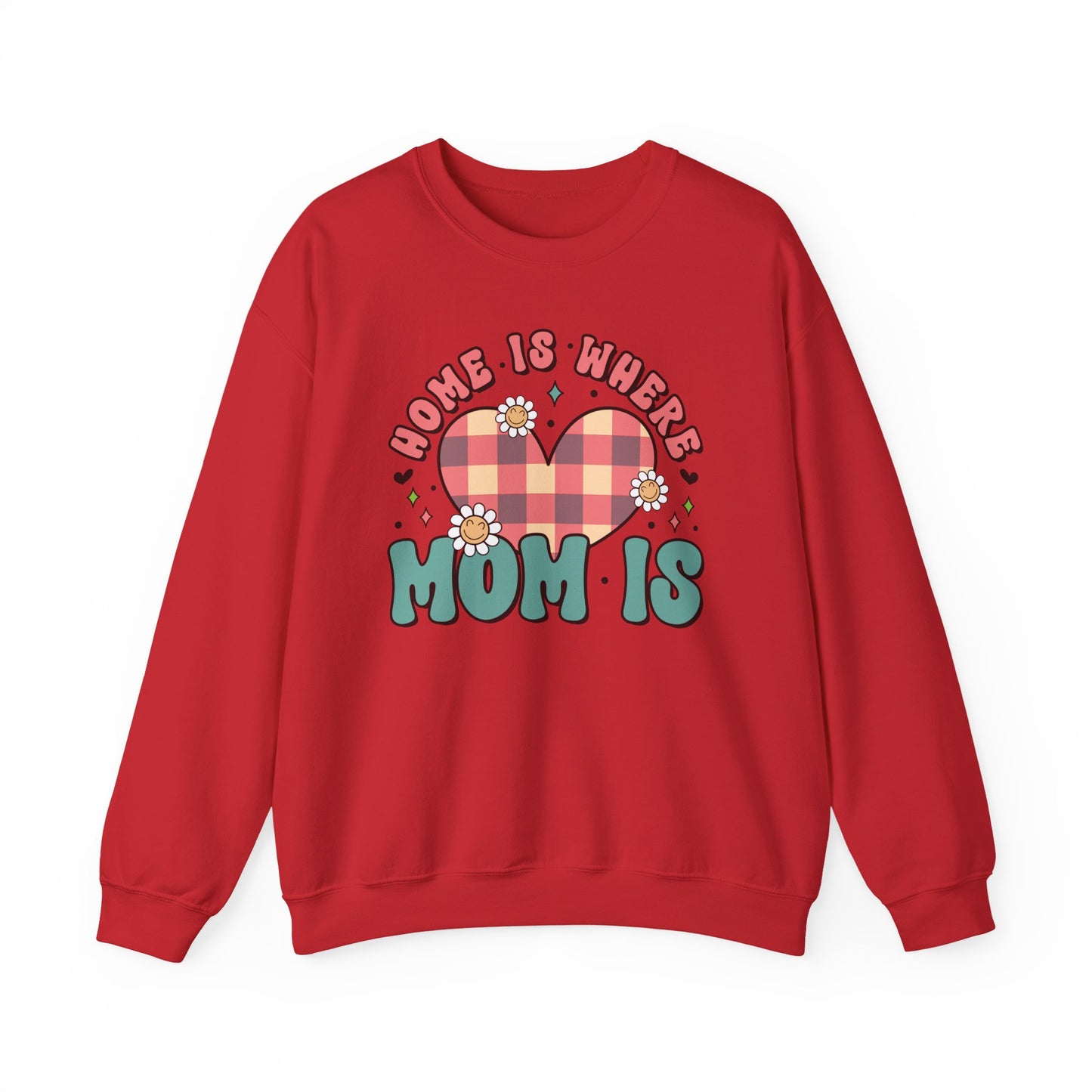 💖🏡 Home Is Where Mom Is Sweatshirt – Cozy Gift for Mothers
