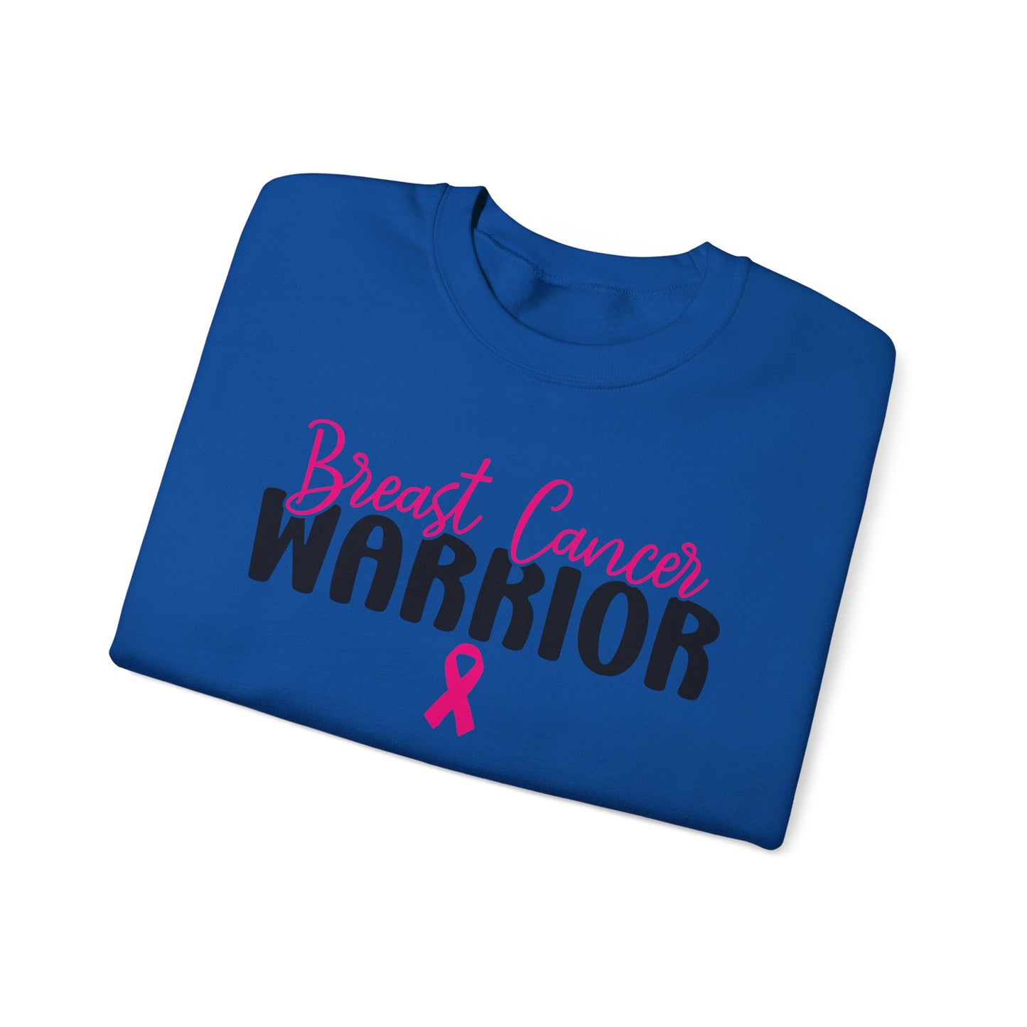 🎀💪 Breast Cancer Warrior Sweatshirt – Survivor Strength & Awareness Crewneck